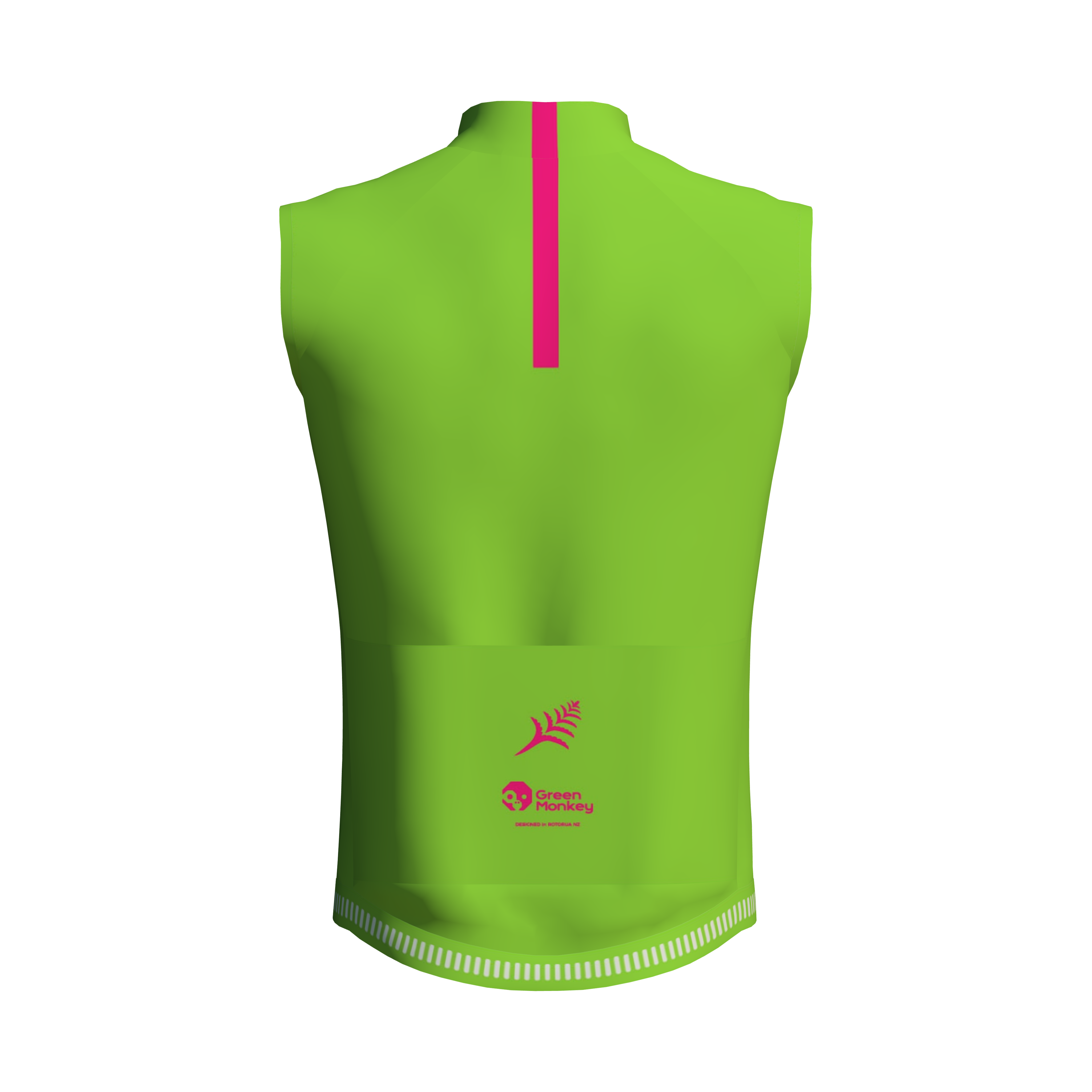 Men's Winter Vest in Lime Green - Lightweight & Warm Fleece Lining for Outdoor Activities, Hiking, and Casual Wear