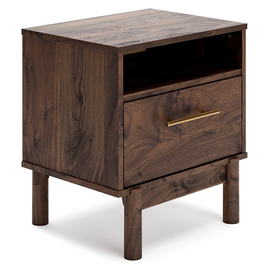 Calverson Nightstand - Modern Bedside Table with Storage Drawer, Wooden Night Stand for Bedroom, Living Room & Office - Perfect for Small Spaces & Home Decor