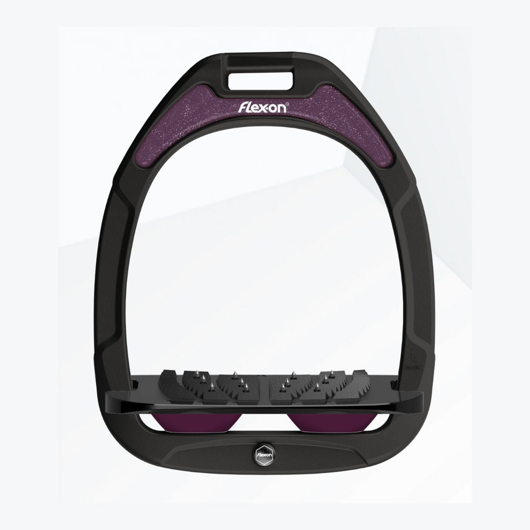 Flex On Composite Stirrup - Lightweight & Durable Equestrian Stirrups for Horse Riding - Perfect for Trail Riding, Jumping & Dressage