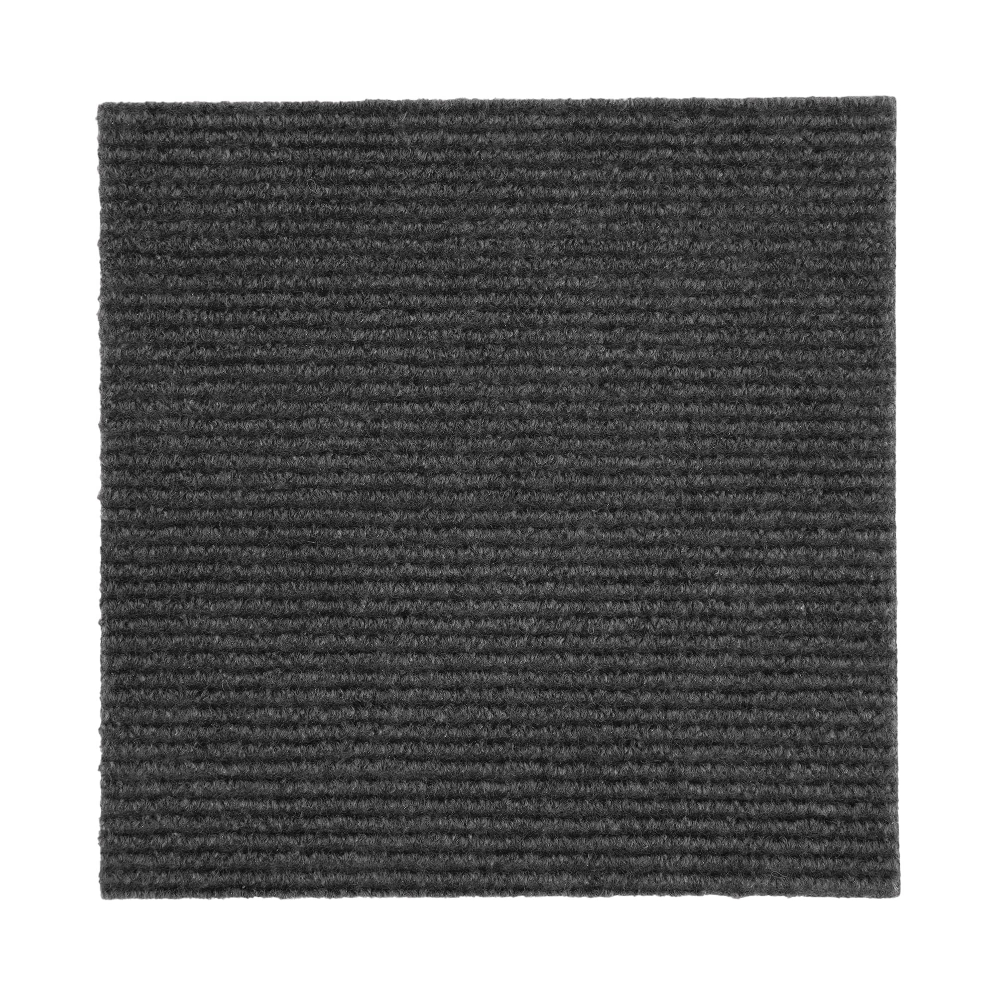 IncStores 1/4 Inch Thick Berber Self-Adhesive Carpet Tiles - 100 Pack Gunmetal | Durable Commercial Flooring for Basement, Classroom, Trade Show & Office | Easy Installation & Floor Protection Solution