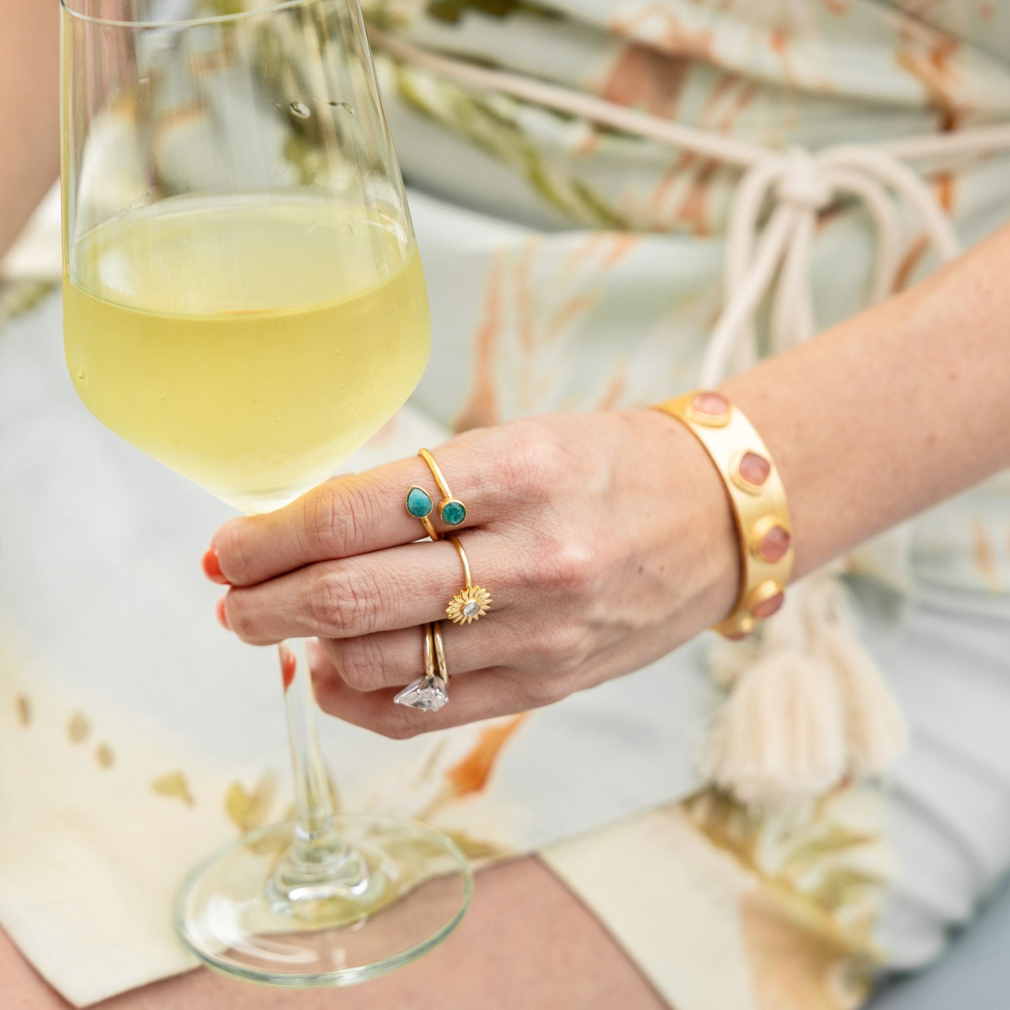 Sun Kissed Surf Ring - Stylish Wave Design Silver Jewelry for Women - Perfect for Beach Vacations, Surfing, and Summer Fashion