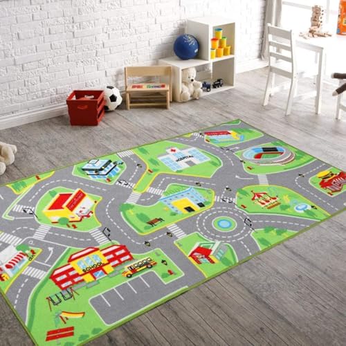 Green/Grey Car Mat