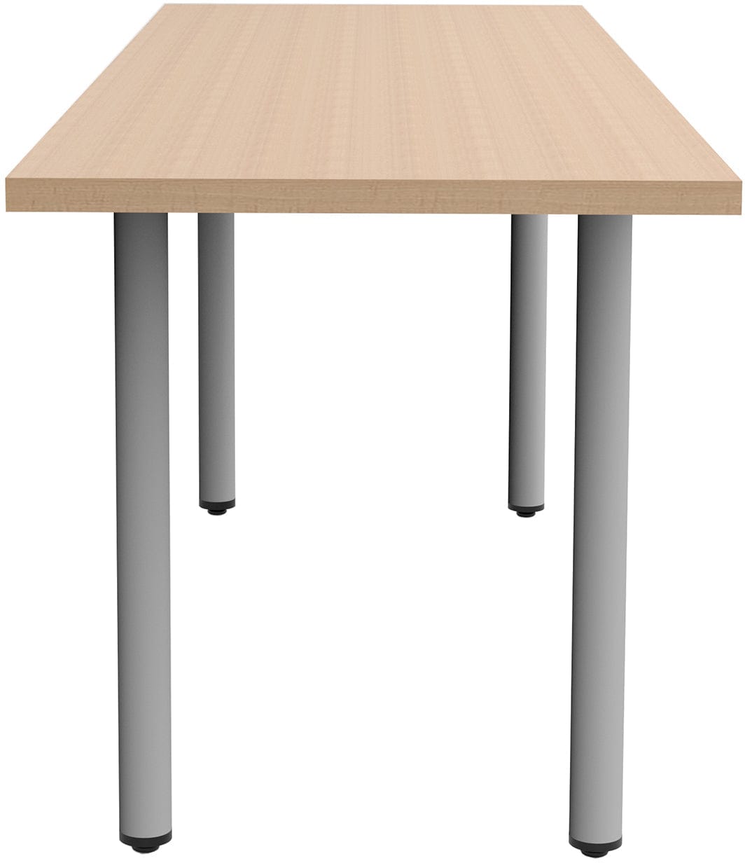 Safco JURNI 72 x 24 Multi-Purpose Table with Post Leg and Glides - Heavy Duty Work Table for Office, Classroom, Conference Room, and Home Use [JN7224NFXPGL]