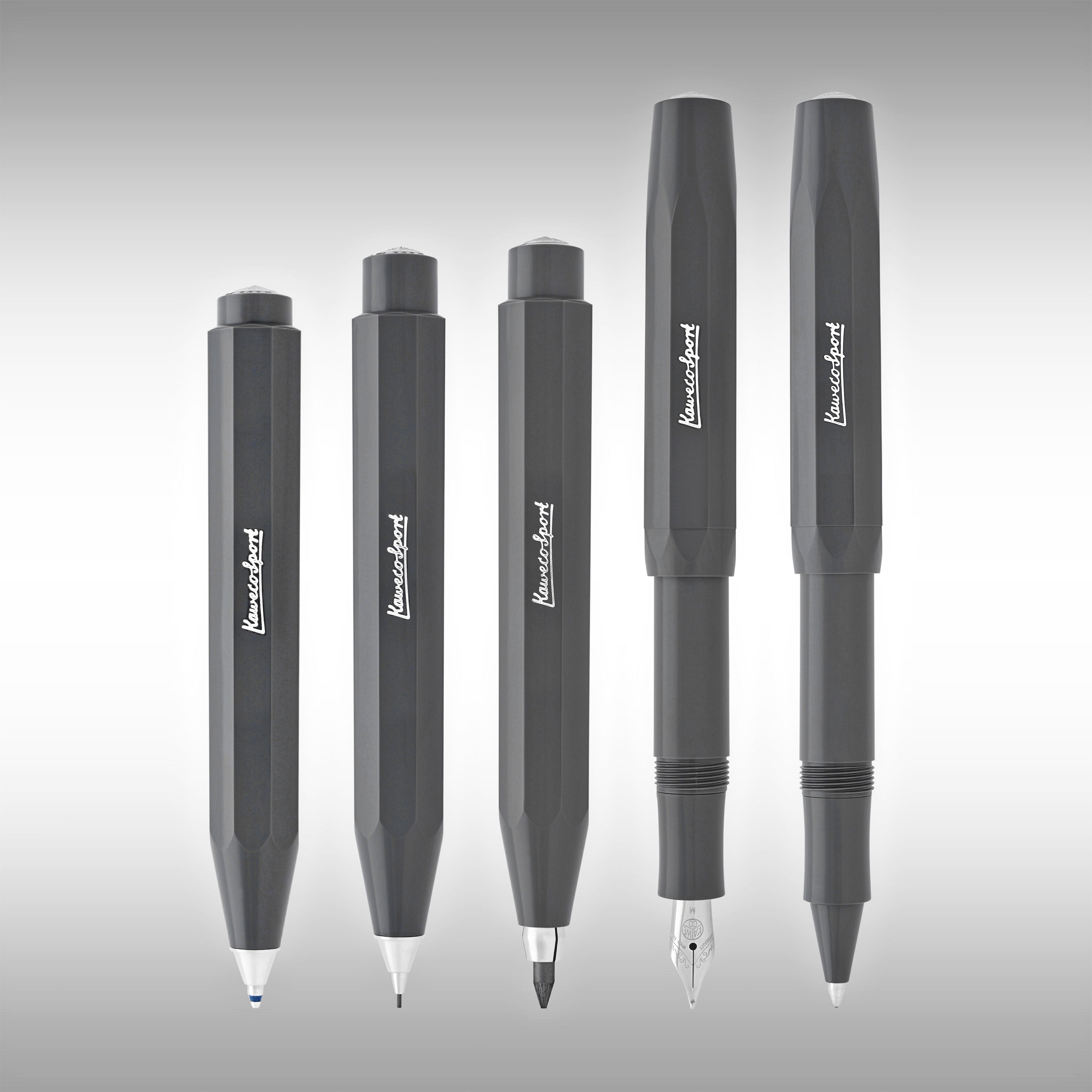 Kaweco Skyline Sport Fountain Pen - Grey Premium Writing Instrument for Calligraphy, Journaling & Office Use