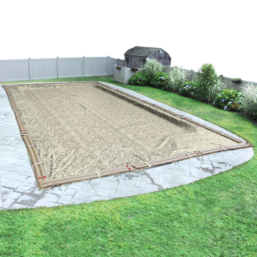 Robelle 531636R Desert Camo Winter Pool Cover 16x36 ft - Heavy Duty In-Ground Swimming Pool Cover for Snow & Ice Protection | Durable, UV Resistant | Perfect for Winterizing Backyard Pools