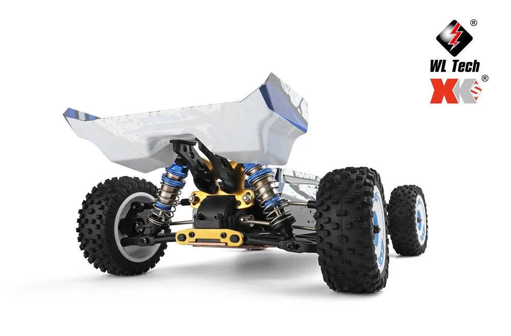Upgraded WLtoys 124017 V2 RTR 1/12 Scale 2845 4300KV Brushless Motor RC Car - High Speed Off-Road Racing & Backyard Bashing for Adults & Kids