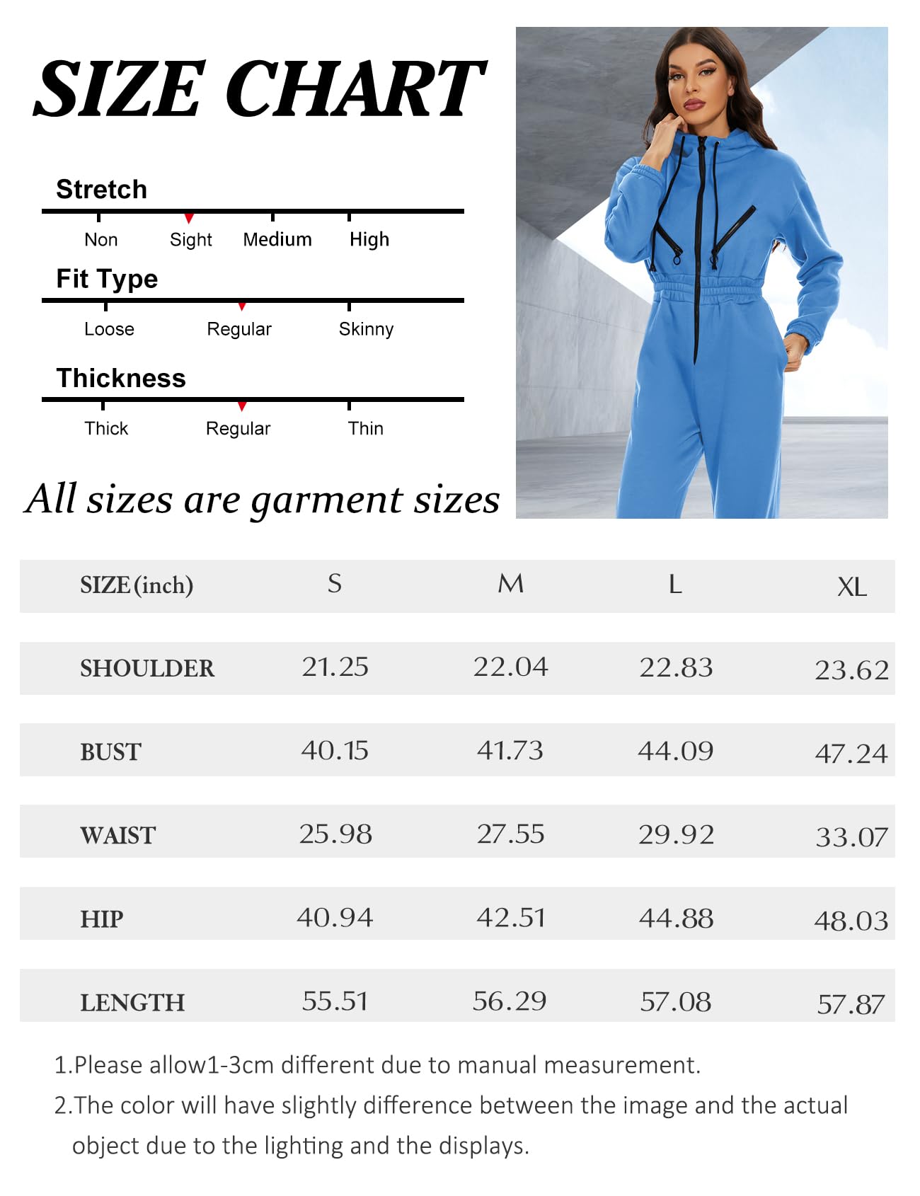 COZYPOIN Women's Fleece Jumpsuit - Soft One Piece Outfit with Hoodie, Tracksuit Onesie Romper for Lounge & Sleep | Cozy Winter Wear for Home, Travel & Casual Outings