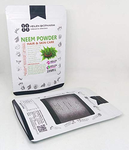 Organic Neem Powder (Azadirachta indica) for Skin & Hair Care - 200g Pure Natural Face Mask & Scalp Treatment | Acne, Dandruff Relief | DIY Beauty & Ayurvedic Remedies for Healthy Skin & Hair