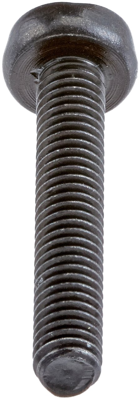 Black Oxide Steel Pan Head Machine Screw M3.5-0.6x20mm - DIN 7985 - for Electronics & DIY Projects
