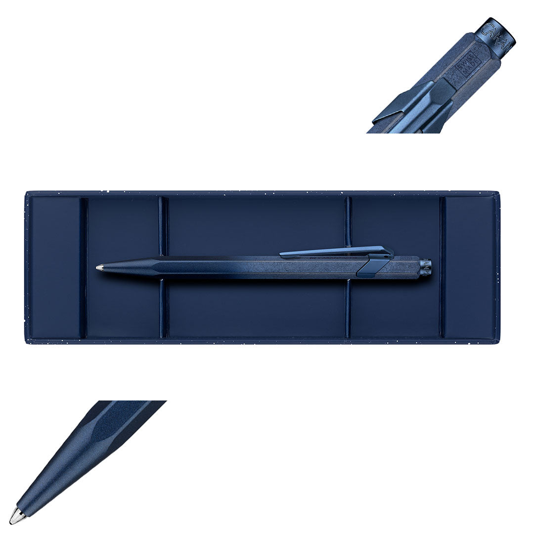 Premium Caran d'Ache 849 Ballpoint Pen - Cosmic Blue Luxury Writing Instrument for Professionals & Students | Perfect for Office, School & Gift Giving