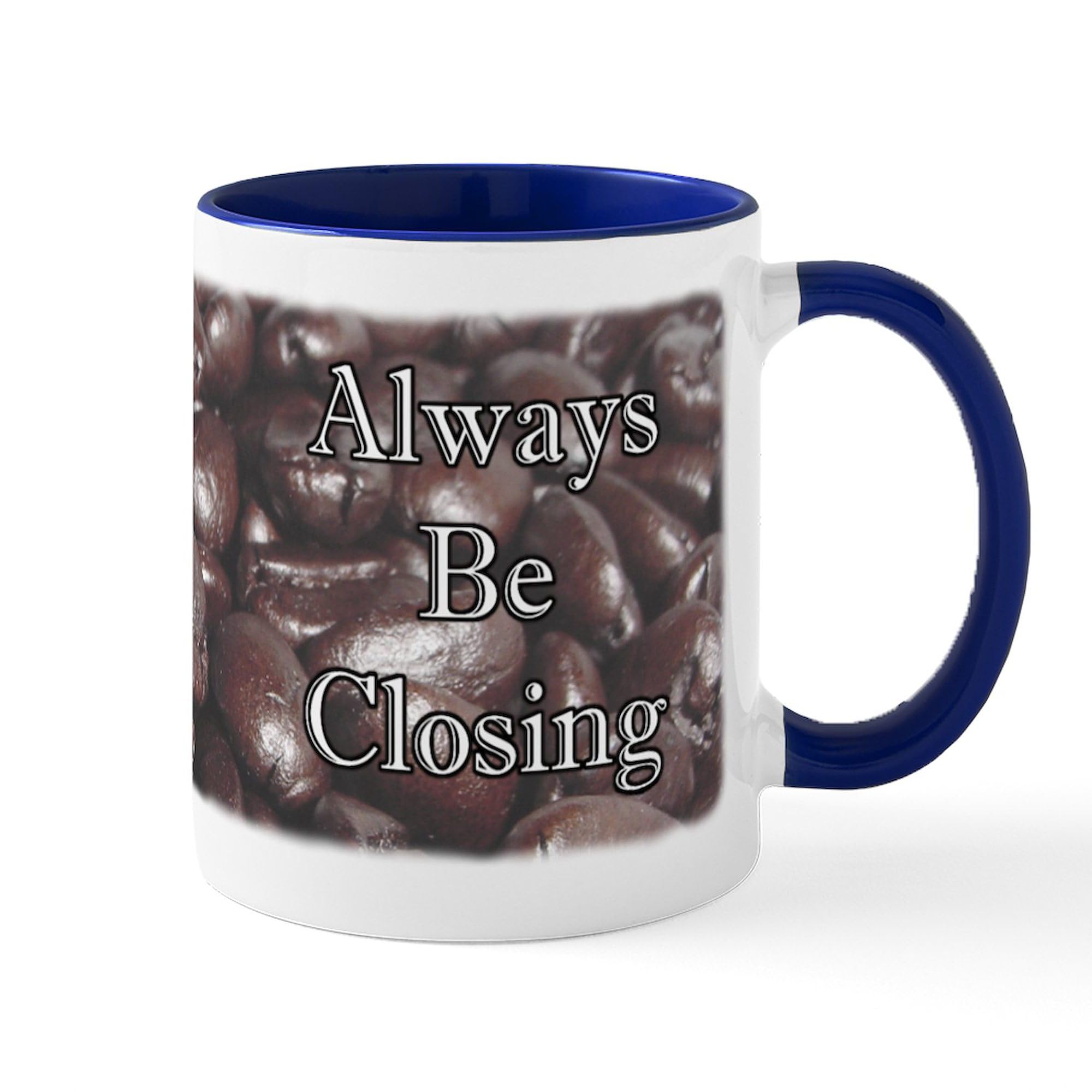 CafePress 'Coffee Is For Closers' 11 oz (325 ml) Ceramic Coffee Mug - Perfect for Office, Sales Meetings & Motivational Gifts