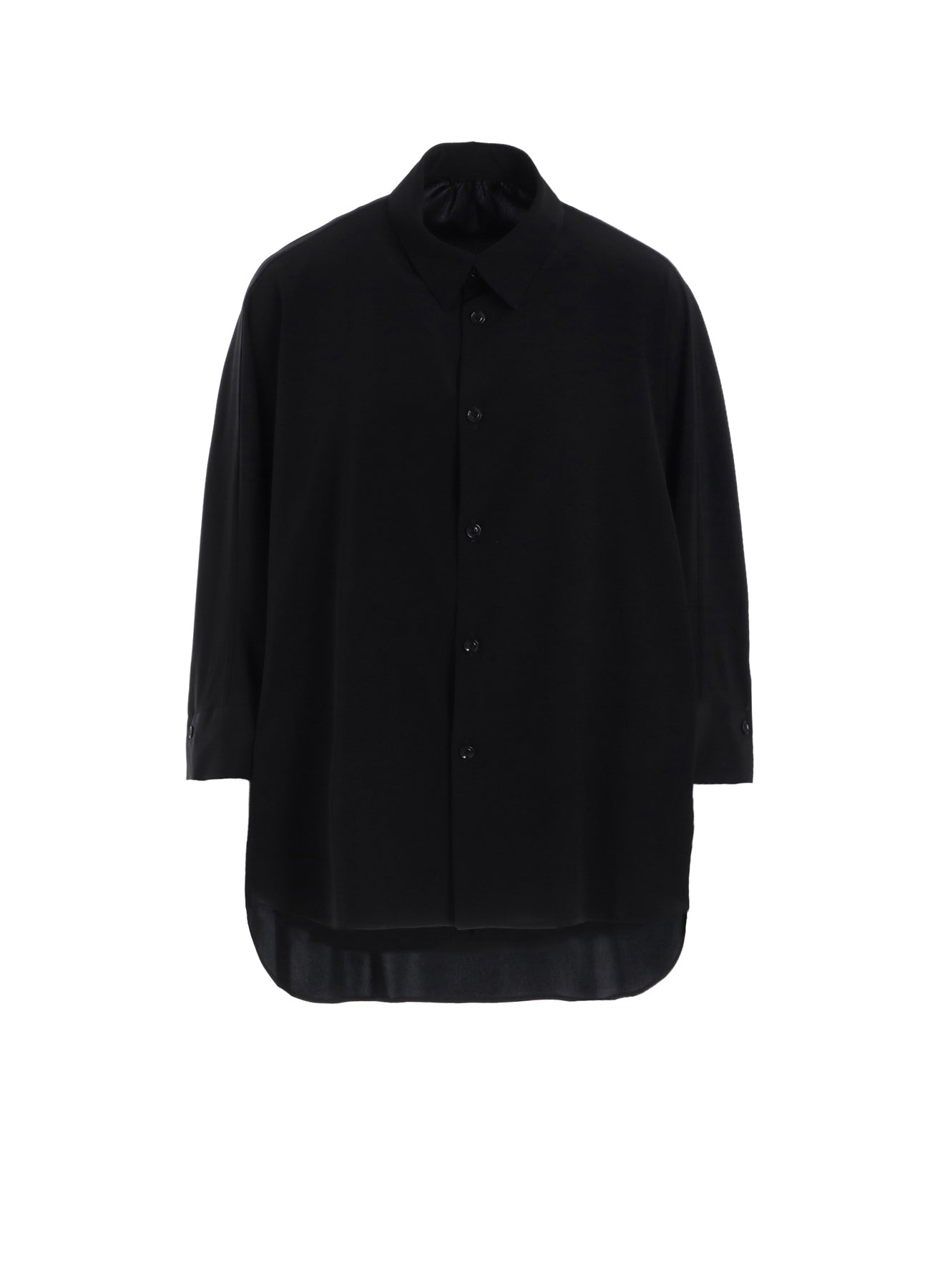 Elegant Crepe de Chine Half Sleeve Cape Blouse - Women's Fashion Tops for Office, Party & Special Occasions
