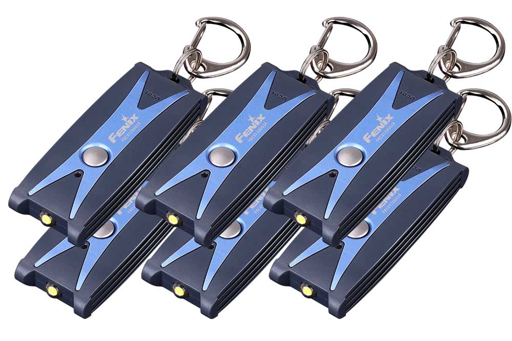 Fenix UC01 Rechargeable Mini Flashlight - Ultra Bright LED, Compact Keychain Light, 2-Pack - Perfect for Camping, Hiking, Emergency Kits & Everyday Carry (EDC)