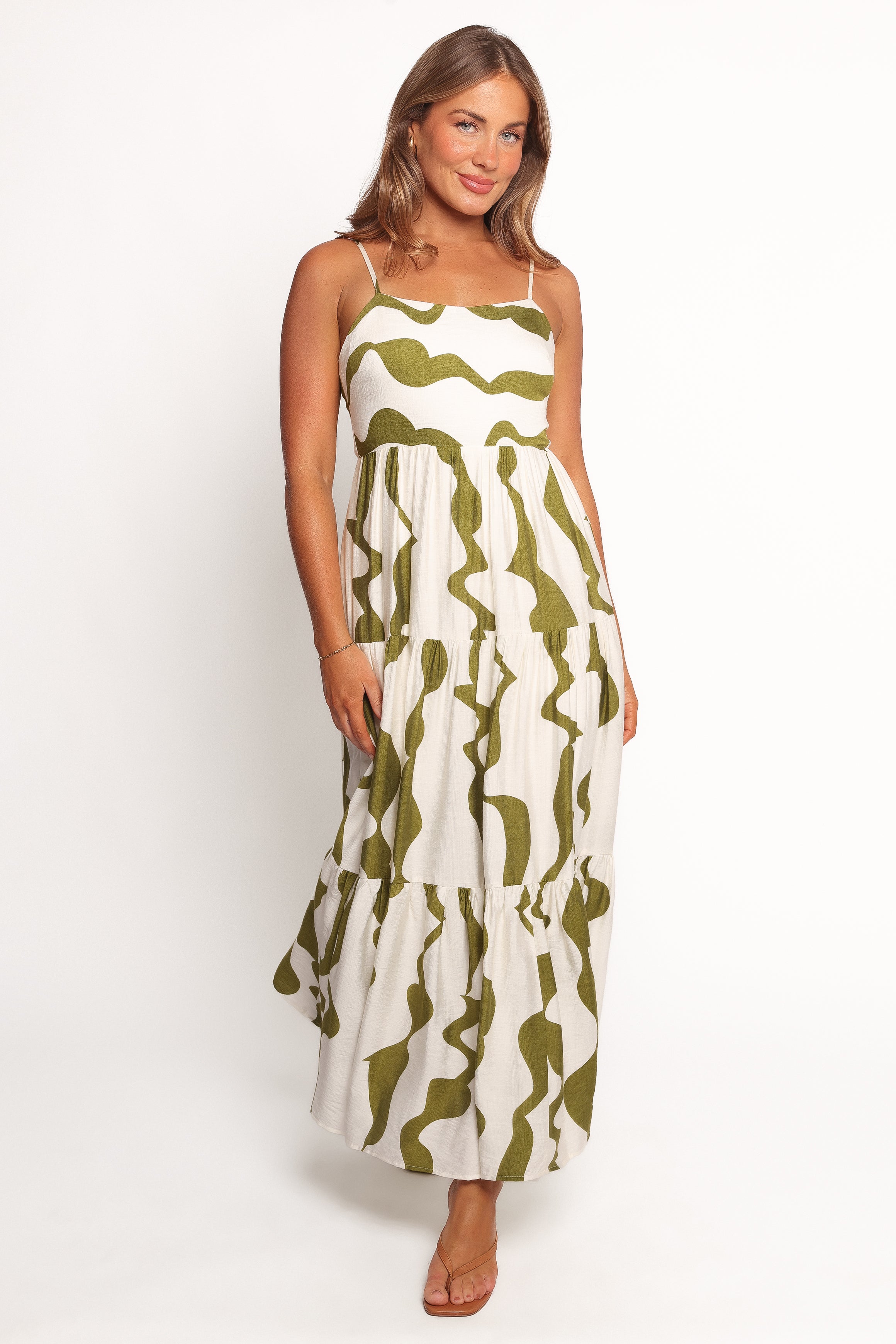 Cora Maxi Dress for Women - Flowy Green Summer Dress | Perfect for Beach, Vacation & Casual Outings