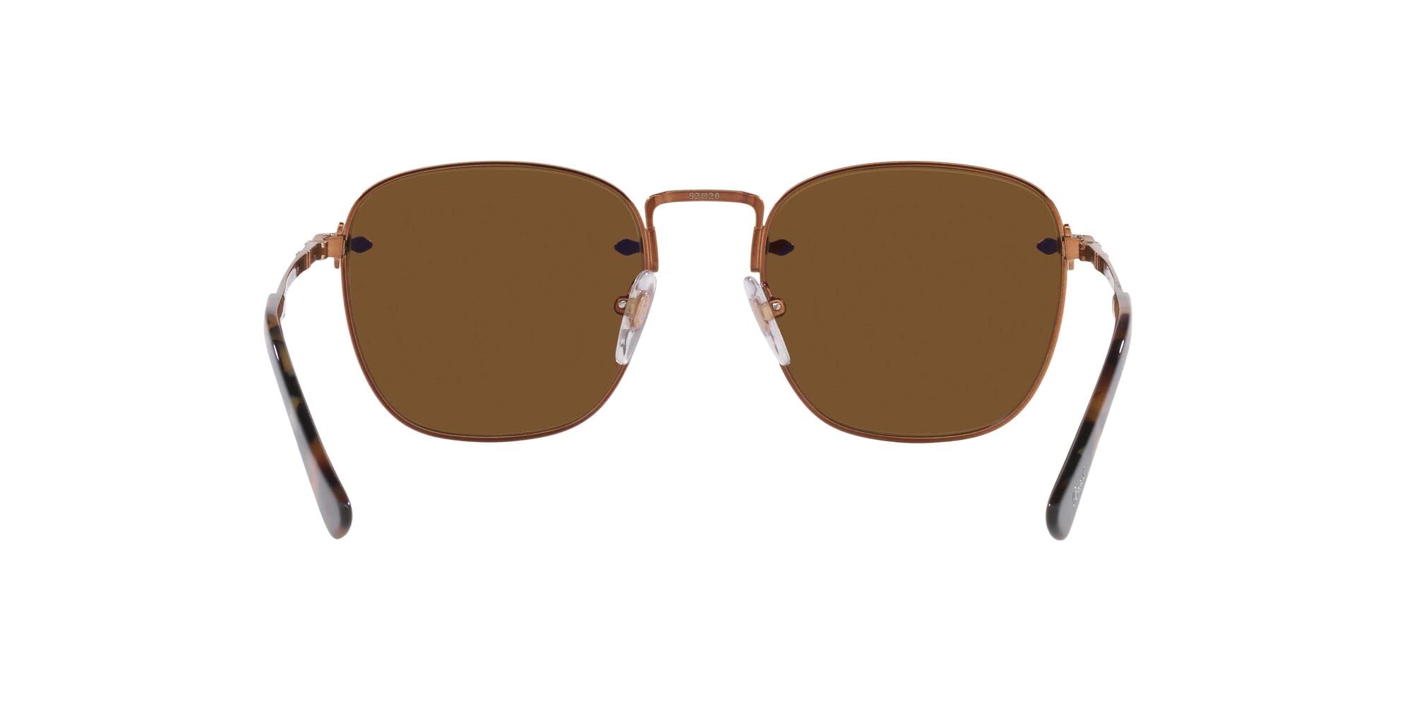 Persol PO2490S Square Sunglasses for Men & Women - Classic UV Protection Polarized Lenses - Perfect for Driving, Travel & Outdoor Activities