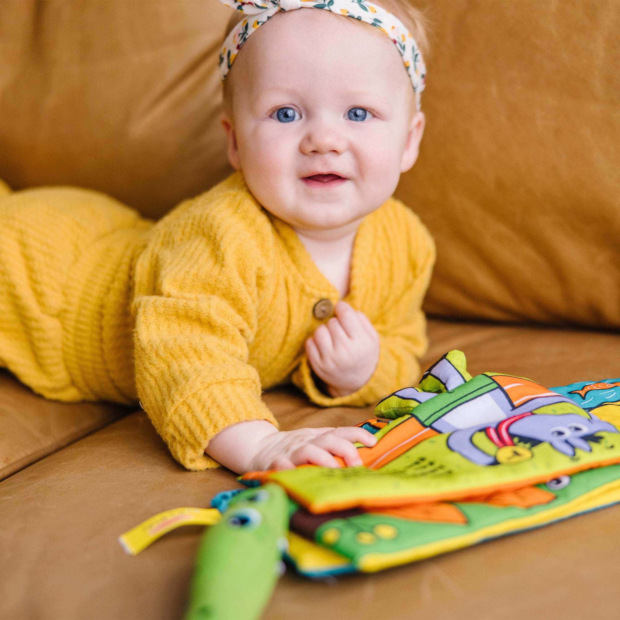Soft Activity Book - Whose Feet? Interactive Baby Toy for Early Learning & Sensory Play | Perfect for Toddlers, Travel & Quiet Time