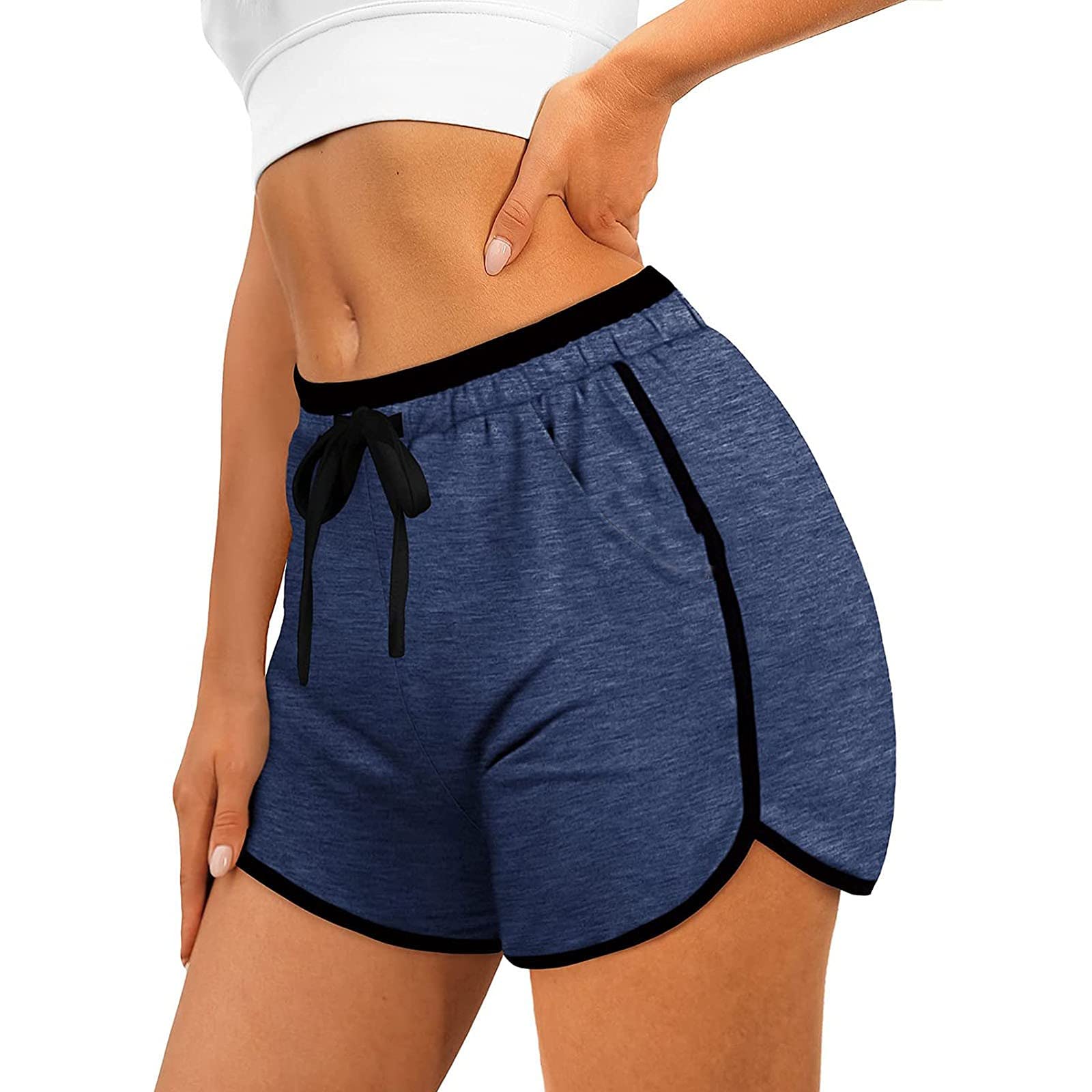 Trendy Women's Fall & Summer Work Shorts with Pockets - Comfortable Office & Casual Wear for 2023 | Perfect for Business, Travel & Outdoor Activities