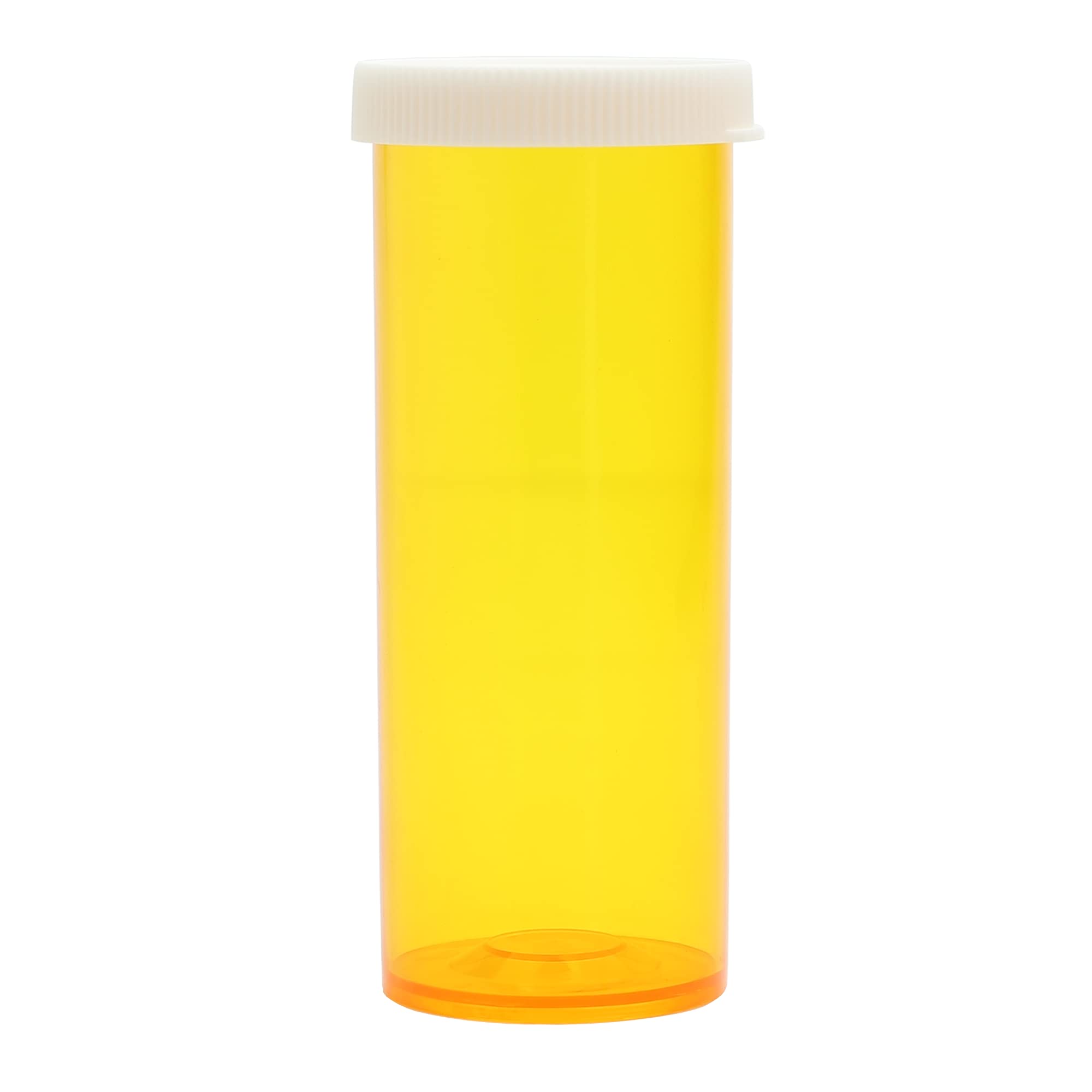 16 Dram Amber Glass Prescription Bottles with Snap Cap Lids - 300 Pack | Empty Pill & Supplement Containers for Pharmacy, Herbs, Essential Oils & DIY Storage | Durable Reusable Medication Vials by Dragon Chewer