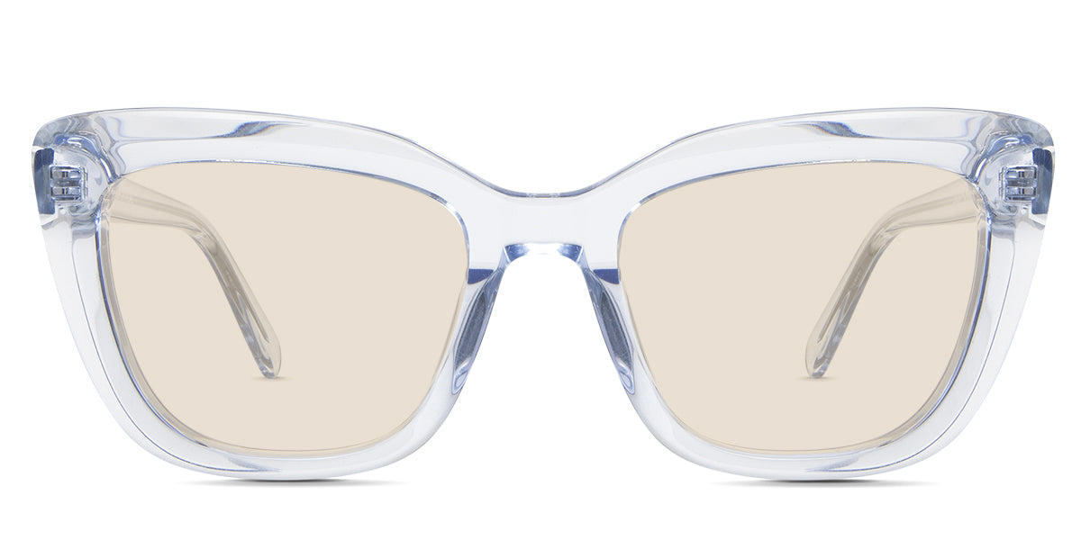 LESA Women's Prescription Tinted Glasses - Stylish & UV Protection for Reading, Driving & Outdoor Activities