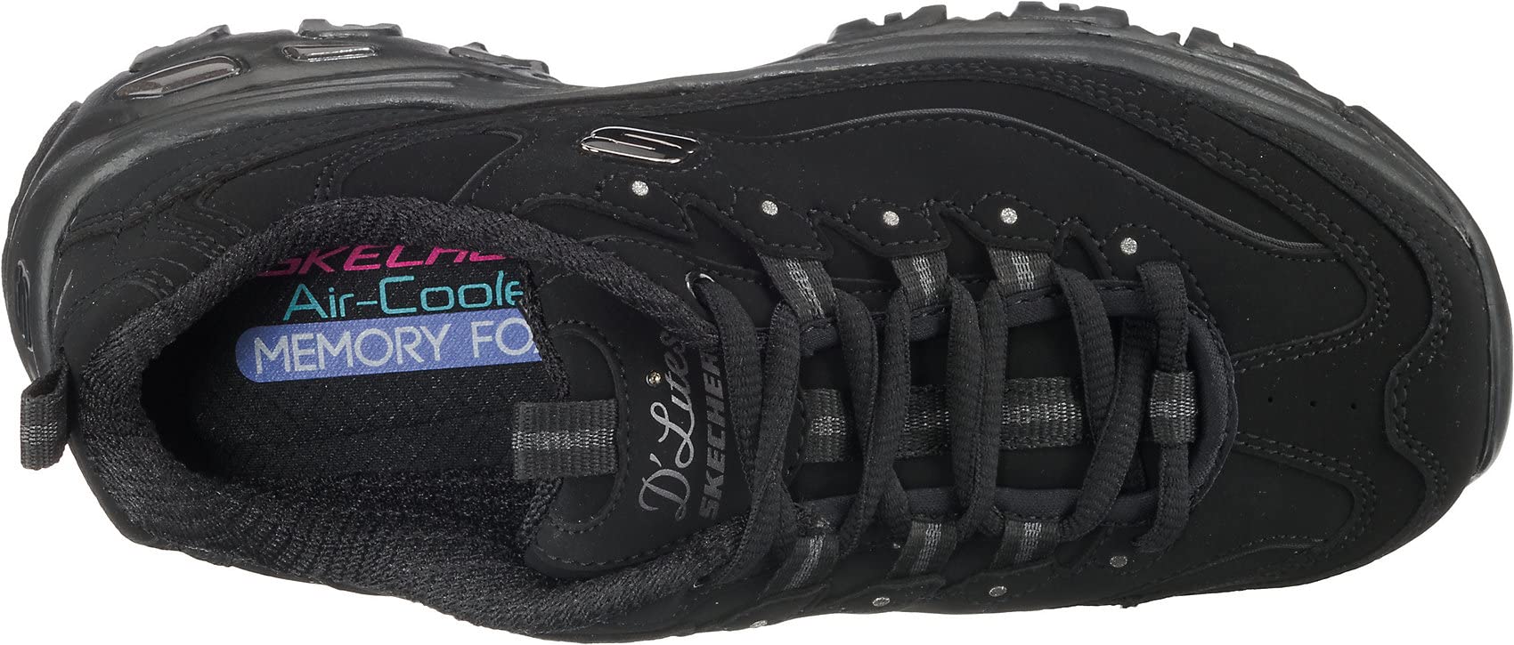 Skechers D'lites Play On Women's Sneakers - Lightweight Comfortable Walking Shoes for Women | Perfect for Casual Wear, Gym & Outdoor Activities