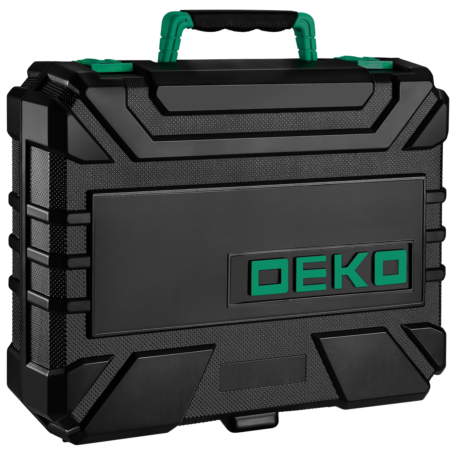 DEKOPRO 8V Cordless Drill Set - 126 Piece Home Tool Kit with Green Drill, Screwdriver Bits & Accessories for DIY Projects, Home Repairs & Women Handymen