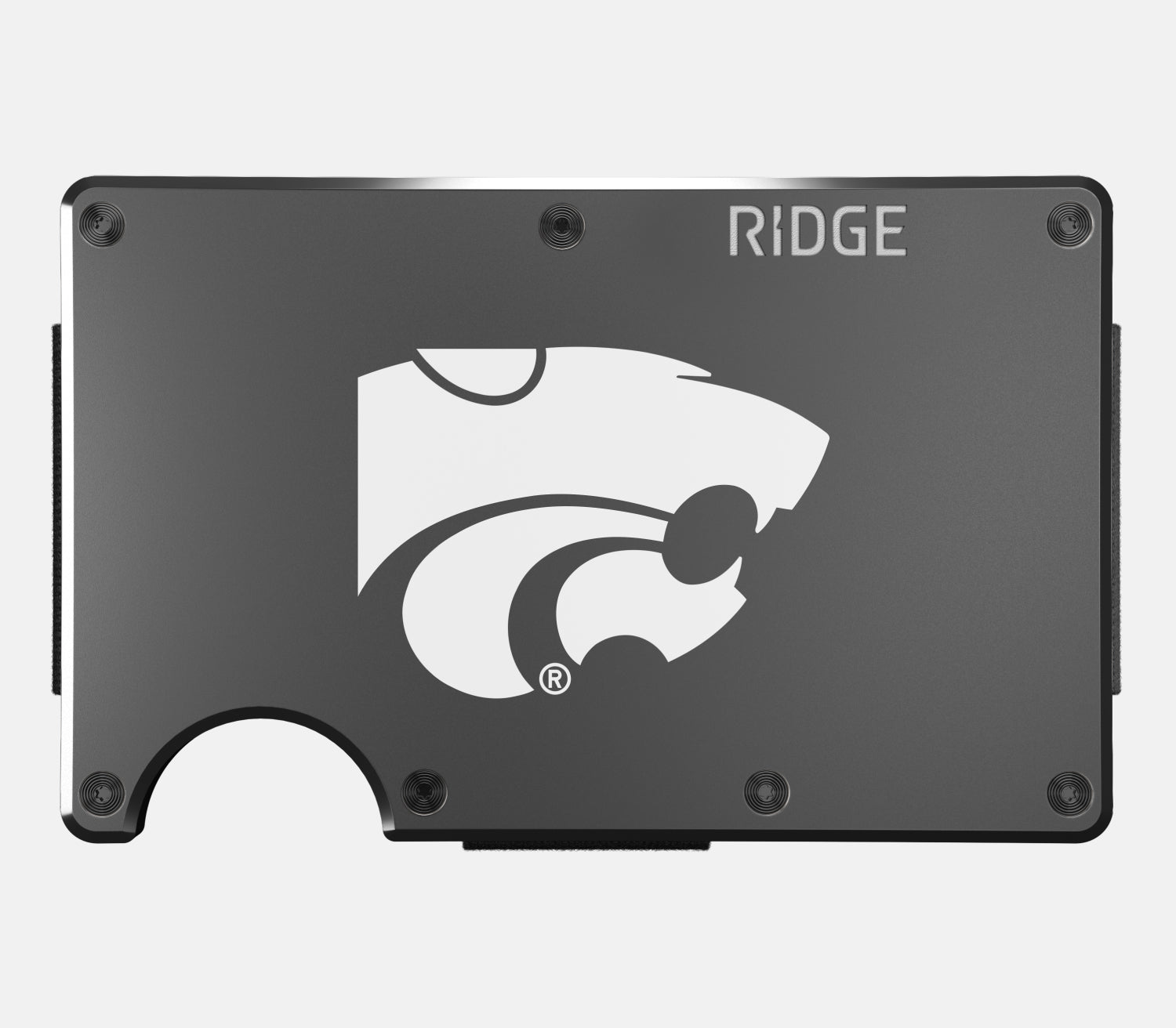 Ridge Wallet for Men - Slim RFID Blocking Front Pocket Wallet - Kansas State Wildcats Edition - Perfect for Travel, Everyday Carry & Gifts