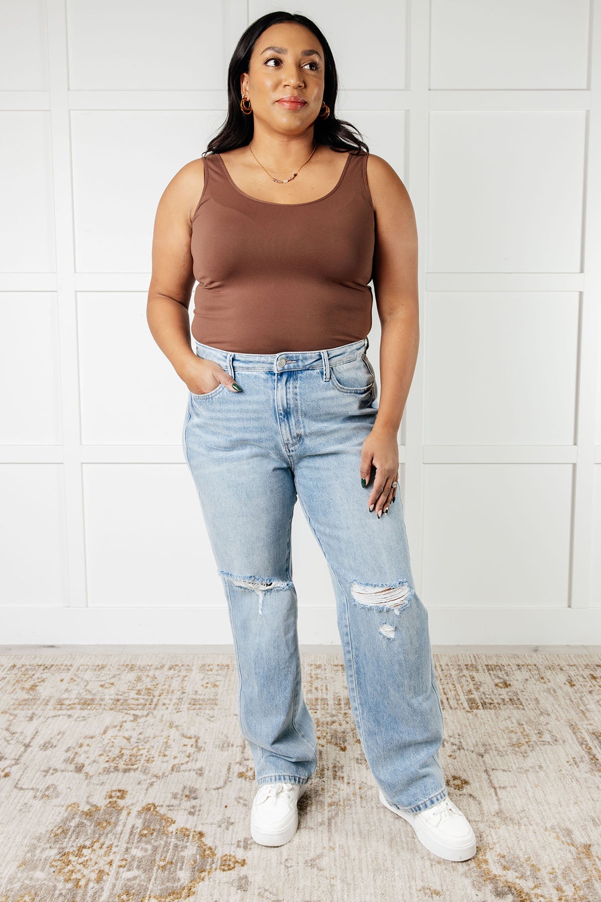Patricia High Rise Rigid Magic 90's Straight Jeans for Women | Vintage Denim Pants | Perfect for Casual Wear, Street Style & Everyday Outfits