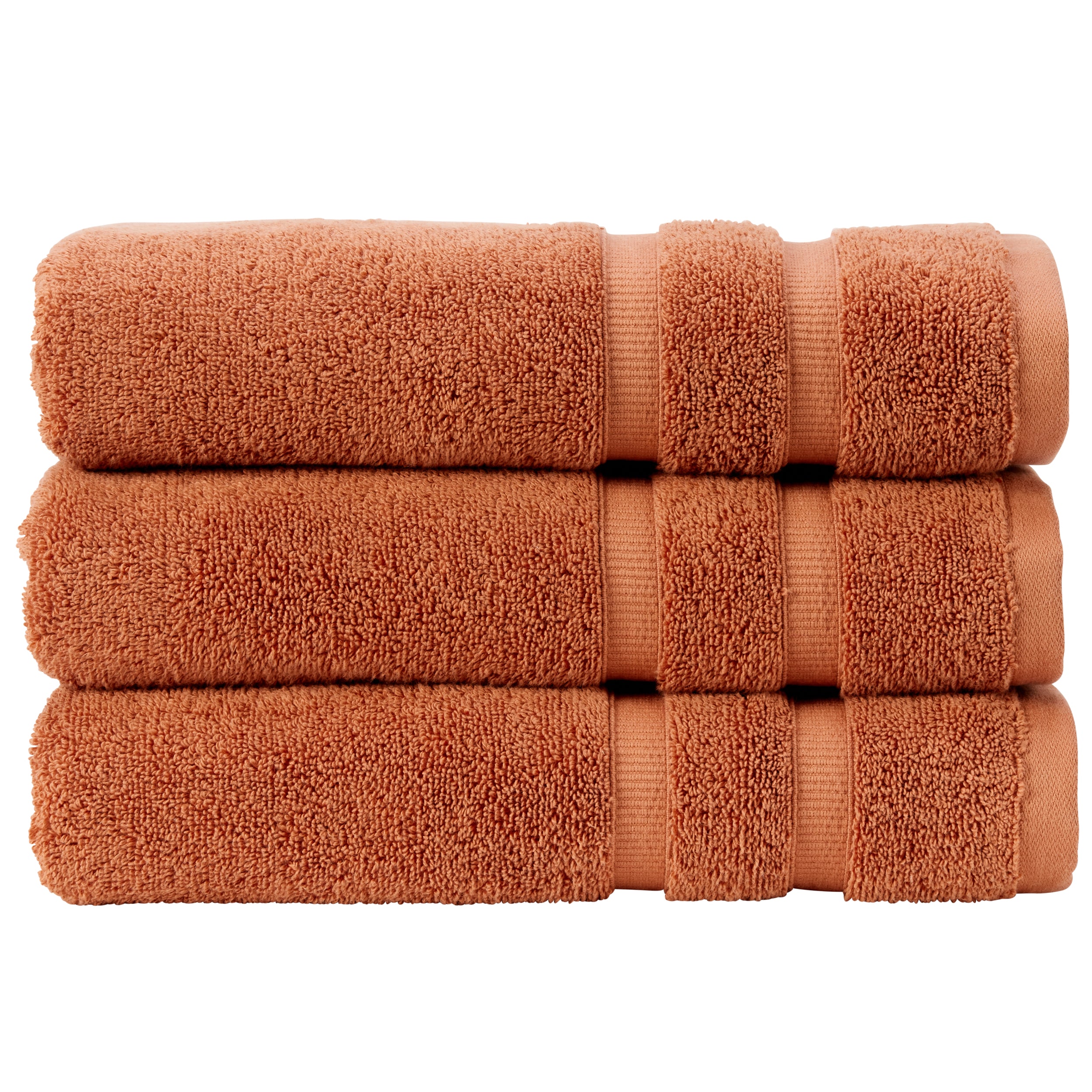 Christy Signum Combed Cotton Bath Towel - Soft & Absorbent, Amber Color - Perfect for Spa, Bathroom & Beach Use