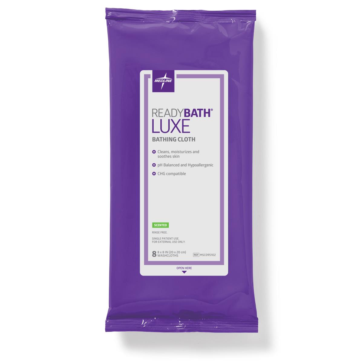 Premium ReadyBath LUXE Heavyweight Washcloths for Total Body Cleansing - Soft Exfoliating Bath Towels for Spa, Travel & Sensitive Skin Care