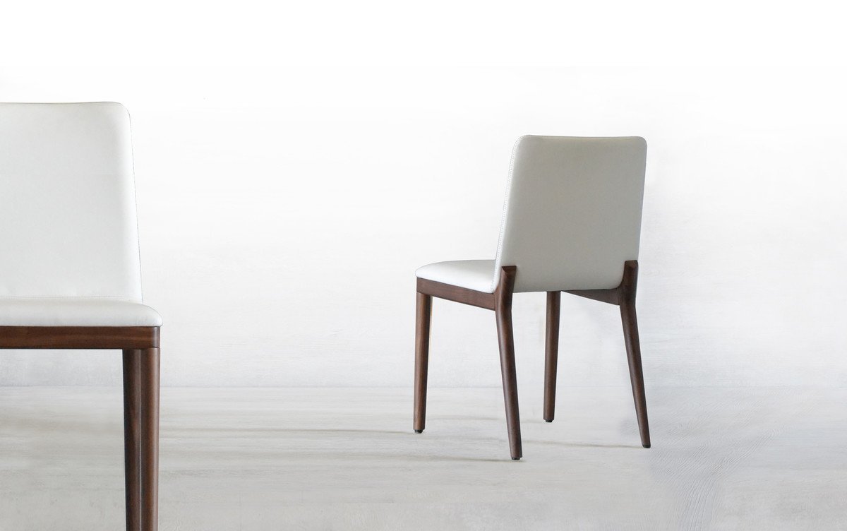 Tonon Salt and Pepper Side Chair - Modern Dining Room Accent Chair for Kitchen, Breakfast Nook & Small Spaces