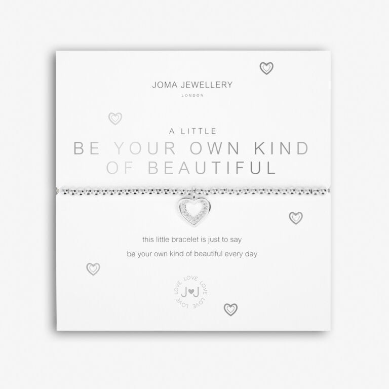 Joma Jewellery Bracelet - Be Your Own Kind Of Beautiful Inspirational Cuff Bangle for Women | Motivational Gift for Her, Birthday, Anniversary | Perfect for Everyday Wear & Special Occasions