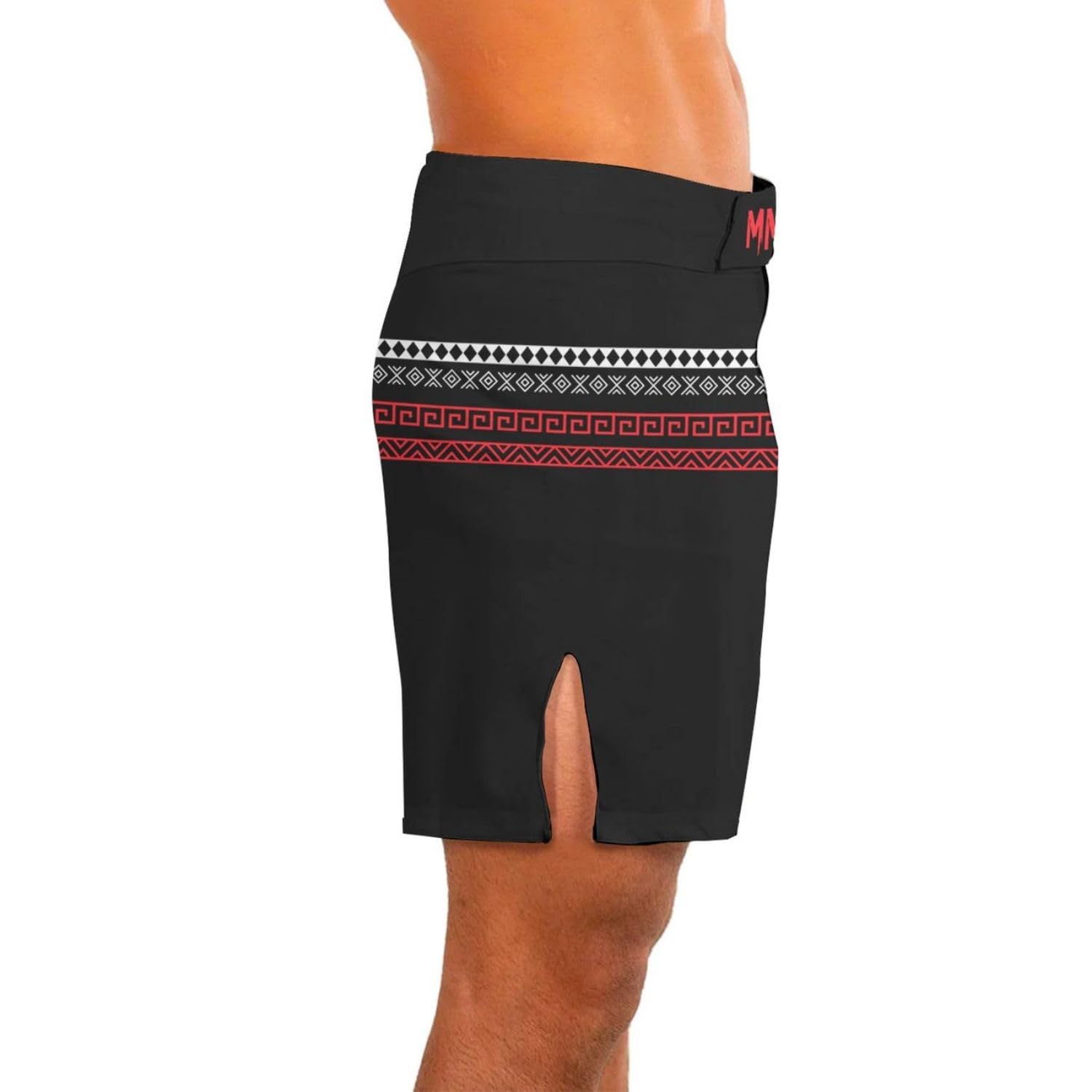 Aztec Print Breathable Jiu Jitsu Shorts for Men - Lightweight Muay Thai Training Shorts with Quick-Dry Fabric - Perfect for MMA, BJJ & Birthday Gifts