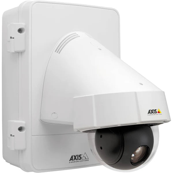 Axis Communications T98A19 VE Outdoor Surveillance Cabinet - Weatherproof Enclosure for AXIS P5414-E/15-E Security Cameras | Ideal for Outdoor Monitoring, Parking Lots & Building Security