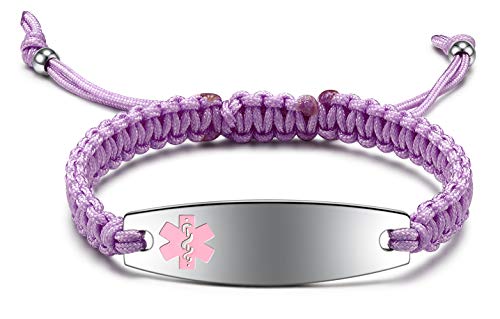Purple Band Pink Tag
