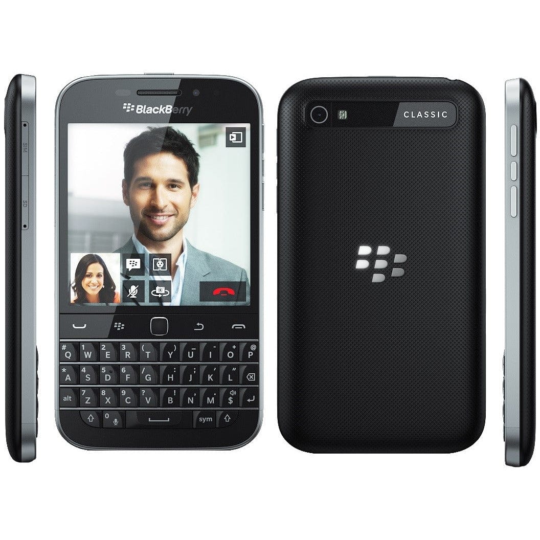 BlackBerry Classic Q20 Unlocked Smartphone - 16GB Storage, Black | Business & Productivity Phone for Professionals