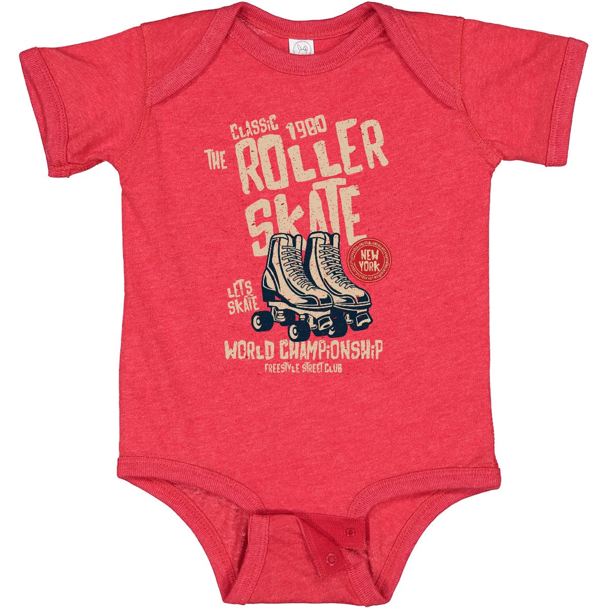 Inktastic Roller Skate Baby Bodysuit - Cute & Comfortable Infant Onesie for Skating Enthusiasts - Perfect for Birthdays, Photo Shoots & Family Outings