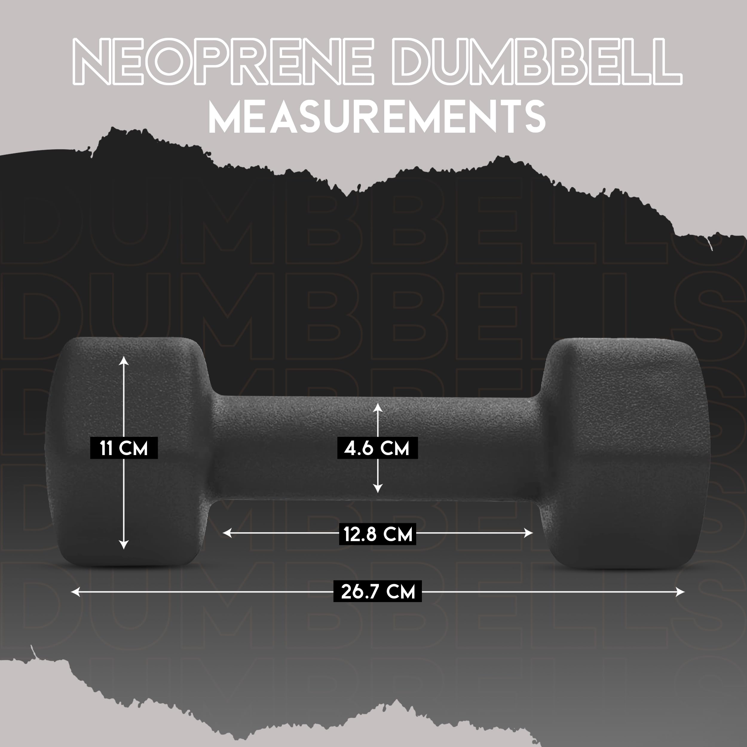**2-Pack Neoprene Dumbbells - Non-Slip Hex Free Weights for Muscle Toning & Strength Training | Portable Home Gym Equipment for Women & Men | Perfect for Home Workouts, Yoga, and Fitness**