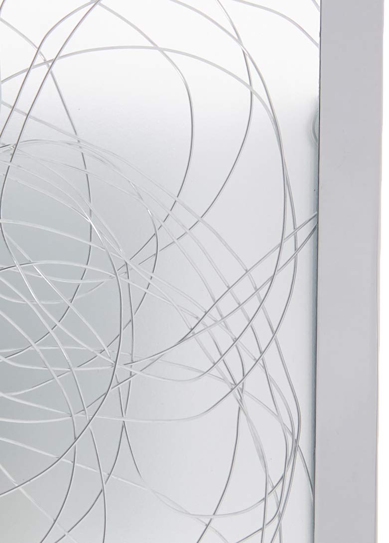 Lite Source LS-16949 Modern Wall Sconce with White Glass Shades & Chrome Finish - Perfect for Bedroom, Hallway, and Living Room Lighting
