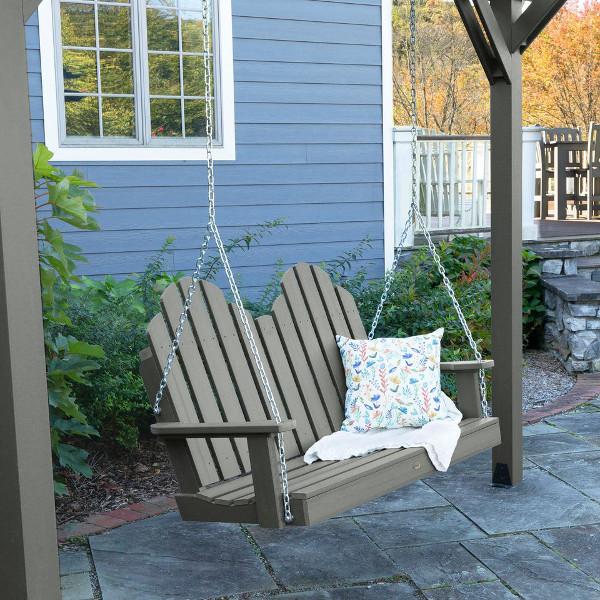 5ft Bodhi Pergola with Classic Westport Swing Set - Outdoor Garden Patio Furniture for Backyard Relaxation & Kids Play Area
