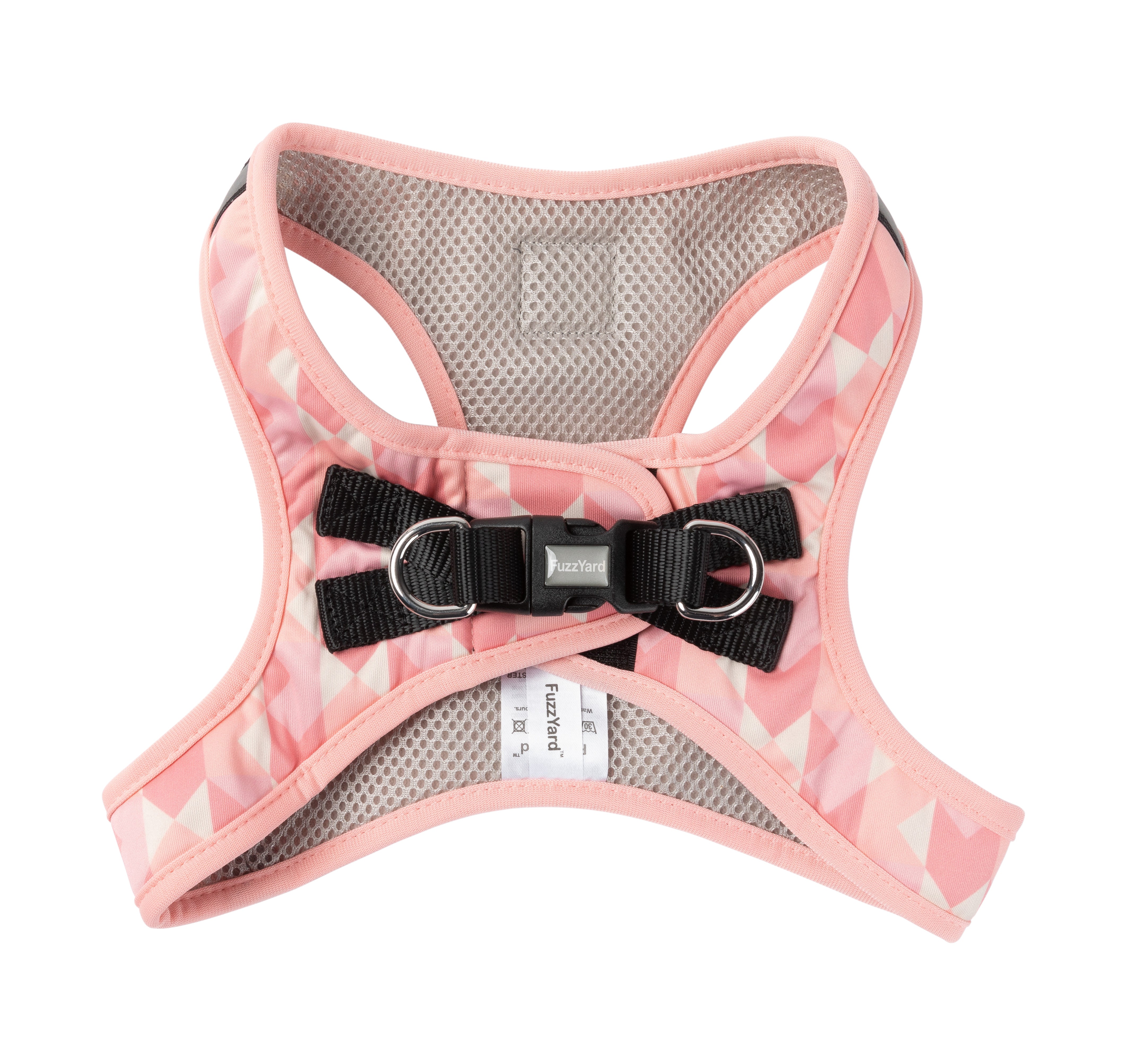 Fuzzyard Pink Lemonade Dog Step-In Harness - Adjustable Soft Pet Vest for Small & Medium Dogs - Perfect for Walking, Training & Outdoor Adventures