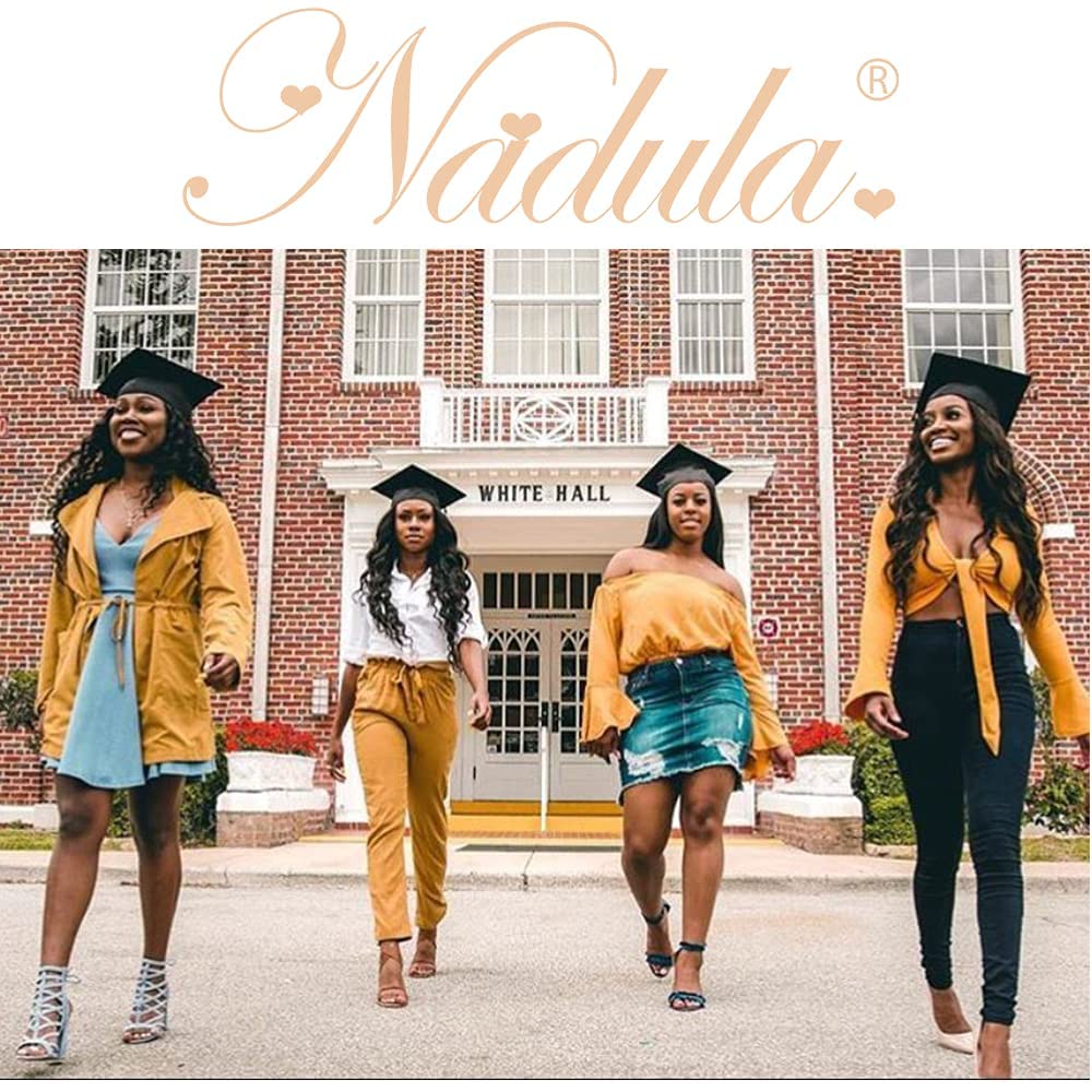 Nadula 100% Unprocessed Brazilian Virgin Human Hair Extensions - 10A Grade Body Wave 3 Bundles with Double Weft (18/20/22 Inch) for Natural Look | Perfect for Daily Wear, Parties & Special Occasions