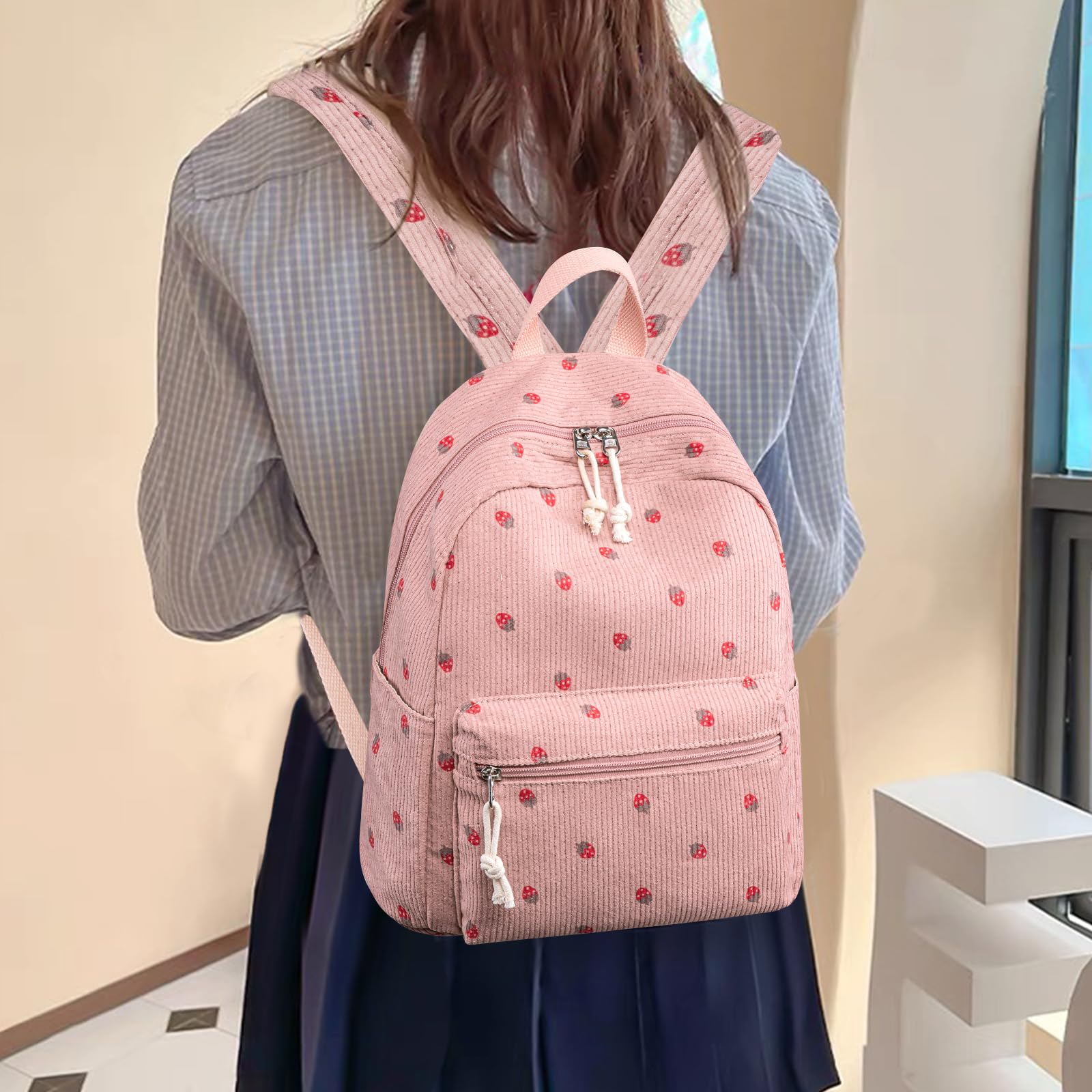 Bluboon Mini Backpack for Girls, Women & Teens - Cute Small Backpack Purse for School, Travel & Daily Use | Lightweight Casual Bookbag for College, Work & Outings