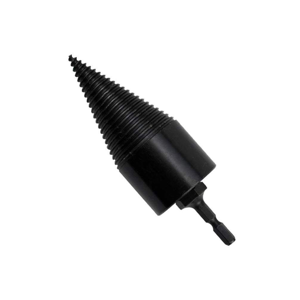 DOITOOL 42mm Heavy Duty Log Splitter Drill Bit - Wood Splitting Cone Driver for Firewood, Screw Cone Drill Bit for Wood Splitting (Large Size) - Perfect for Firewood Preparation, Camping, and DIY Wood Projects