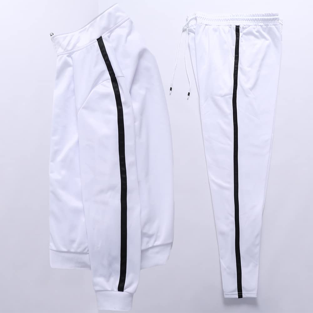 GXAMOY Men's 2-Piece Athletic Tracksuit - Full Zip Jogging Sweatsuit for Workout, Running & Gym | Comfortable Casual Sportswear Set for Men | Perfect for Training, Sports & Lounge Wear