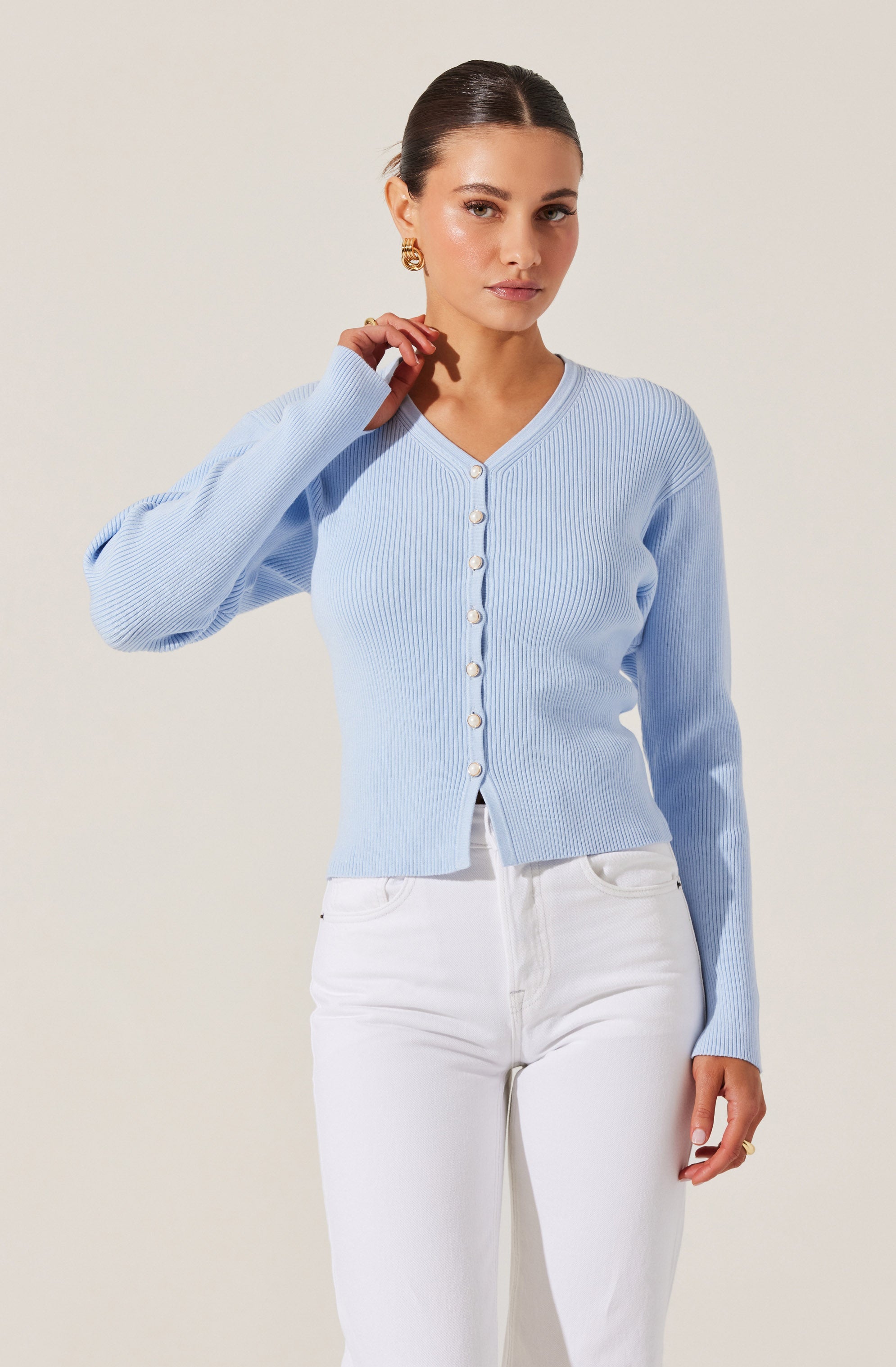 Stylish Delynn Ribbed Cardigan Sweater for Women - Cozy Knit Open Front Long Sleeve Wrap - Perfect for Office, Casual Outfits & Fall Layering