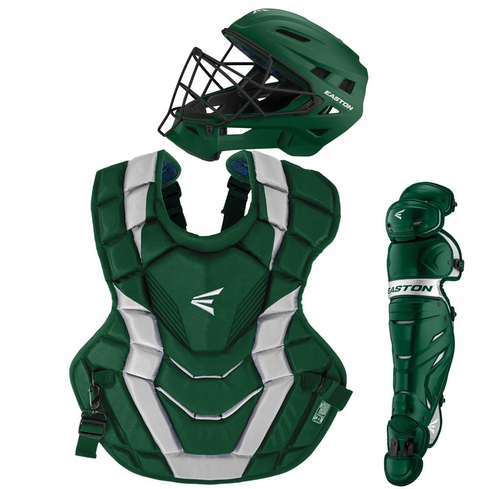 Easton Elite X Boxed Intermediate Box Catcher's Set - A165425 | Youth Baseball Catcher Gear for Training & Games | Perfect for Little League & Travel Teams