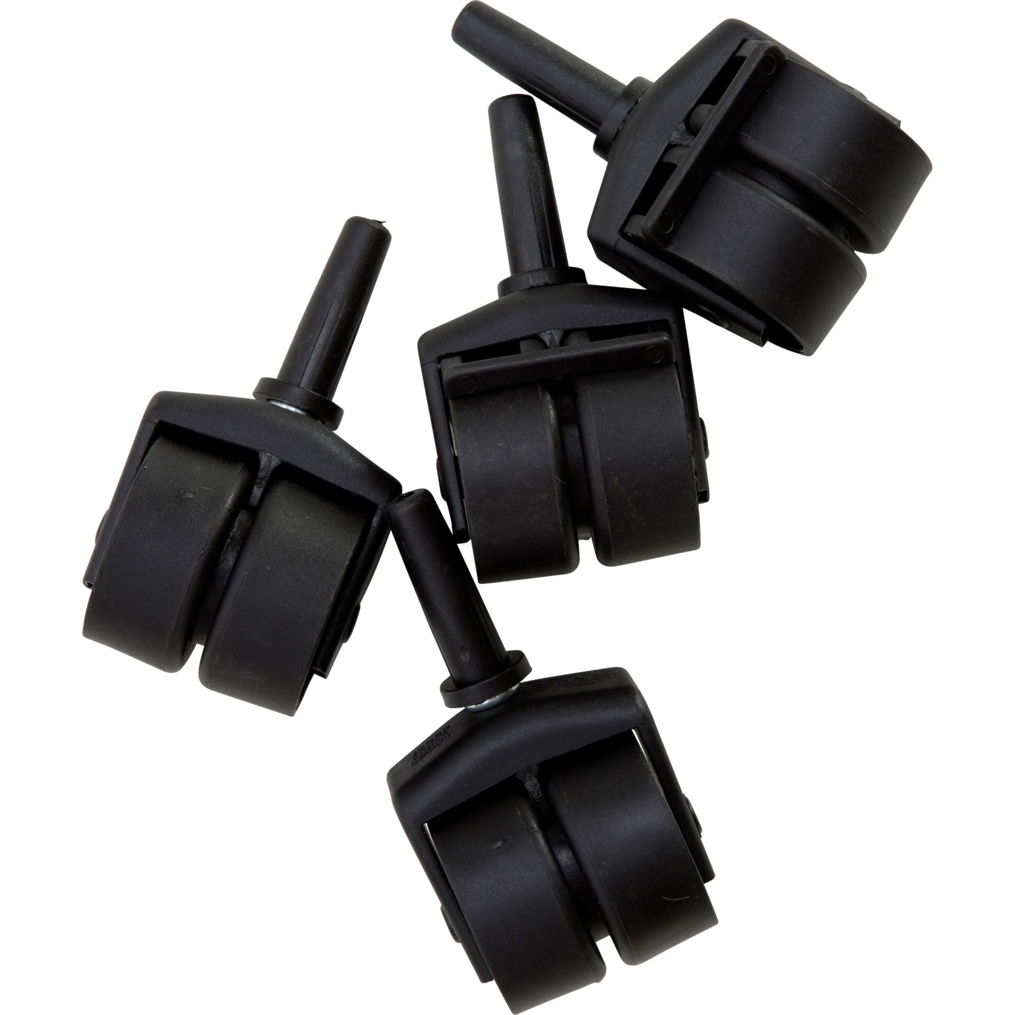 4 Pack Heavy Duty Swivel Casters with Brakes - Universal Wheel Replacement for Furniture, Carts, and Workbenches - Smooth Rolling & Durable for Home, Office, and Workshop Use