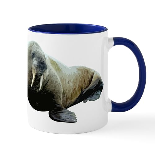 White/Navy Inside - Walrus Mug