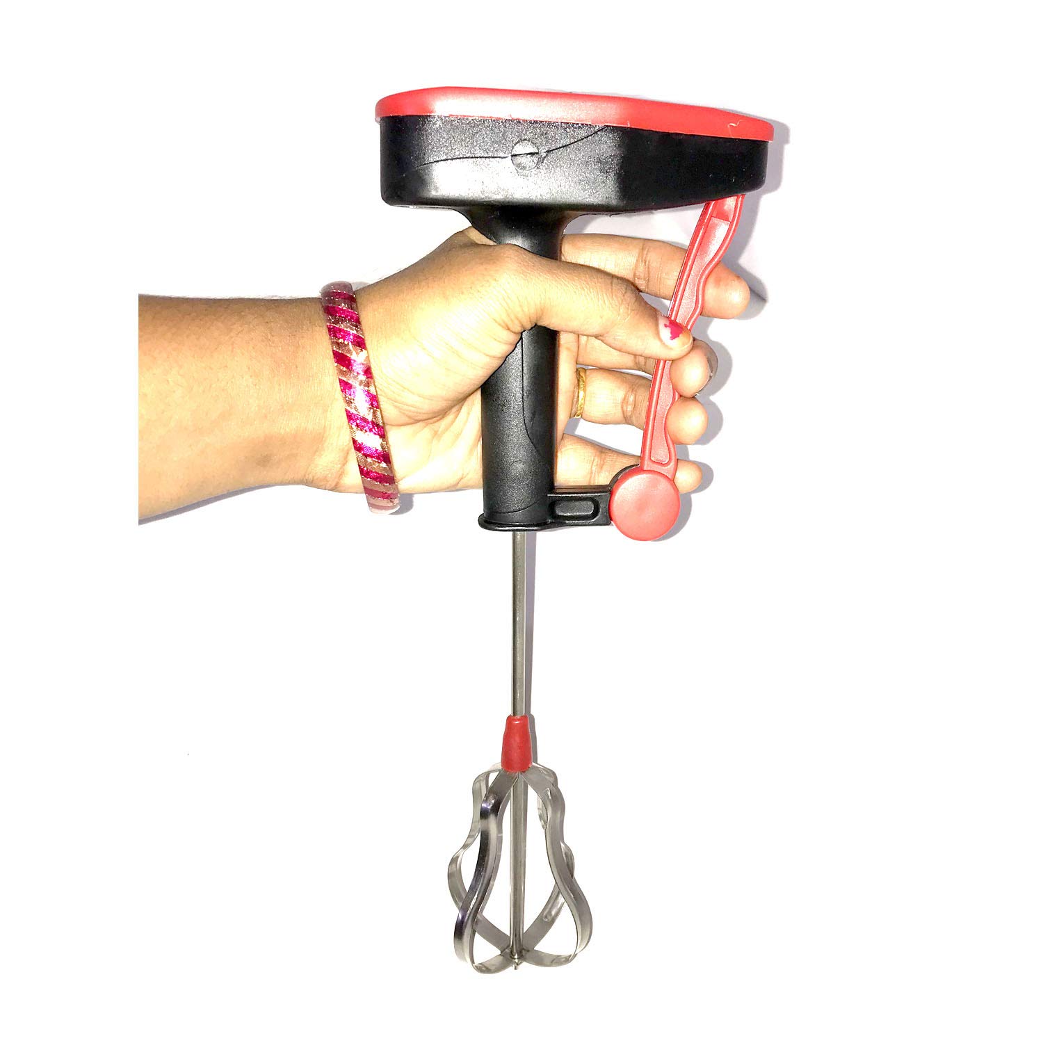 Premium Stainless Steel Egg Whisk - Handheld Mixer for Blending, Whisking, Beating & Stirring - Perfect for Baking, Cooking, Milk Frothing & Cake Mixing - Essential Kitchen Utensil for Home Chefs & Bakers