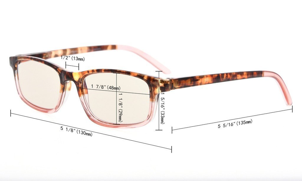 CessBlu Women's Anti Blue Light Computer Glasses - Stylish Reading Eyewear for Work, Gaming & Screen Time Protection